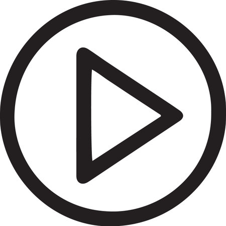 play button icon, play button vector icon, play button vector icon