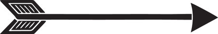 Arrow icon isolated on white background. Pointer symbol. Vector illustration