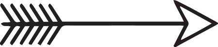 Arrow icon isolated on white background. Vector illustration. Eps 10.