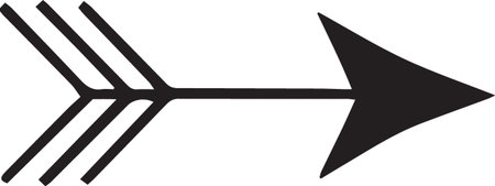 Arrow icon isolated on white background. Vector illustration. Eps 10.