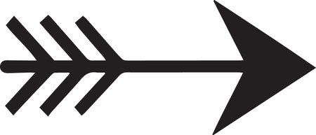 Arrow icon isolated on white background. Vector Illustration. Eps 10