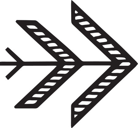 Black line Film strip icon isolated on white background. Vector Illustration