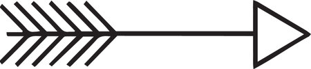 Arrow icon isolated on white background. Pointer symbol. Vector Illustration