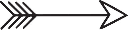 Arrow icon isolated on white background. Vector illustration. Eps 10.