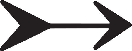 Arrow icon isolated on white background. Pointer symbol. Vector Illustration