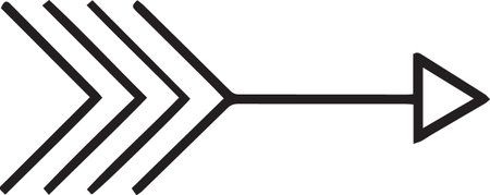 Arrow icon isolated on white background. Pointer symbol. Vector Illustration
