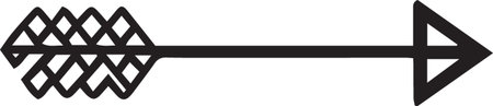 Arrow icon isolated on white background. Vector illustration. Eps 10.