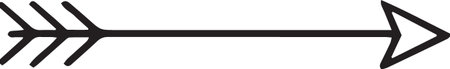 Arrow icon isolated on white background. Pointer symbol. Vector illustration