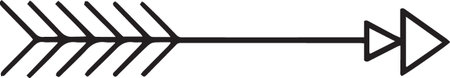 Arrow icon isolated on white background. Arrow symbol. Vector illustration