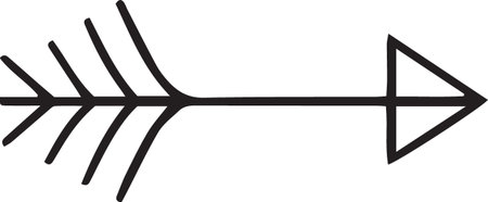 Crossed arrow icon isolated on white background. Vector Illustration.