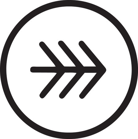 Arrow vector icon. Pointer vector icon. Pointer vector icon