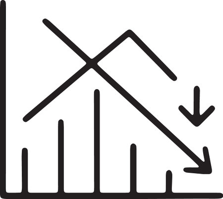 Zigzag Arrow Upward Market Movement Icon