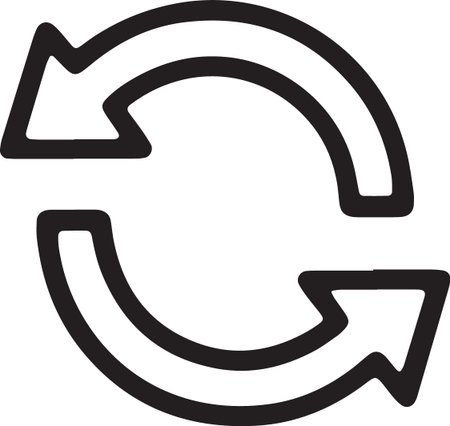 Circular Arrow Refresh Reload Cycle Financial Icon