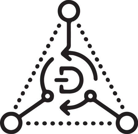 Decentralized network and circular data flow connection