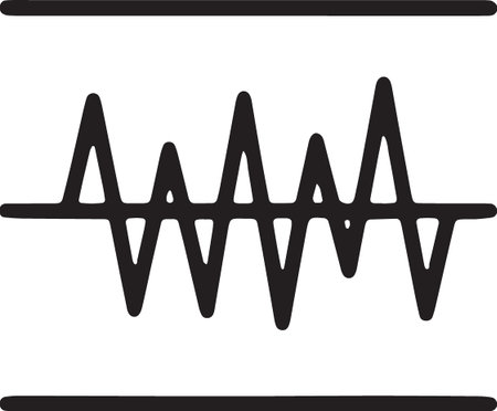 Market volatility wave with high and low fluctuations