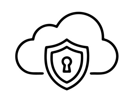 Cloud security shield for protected online hosting