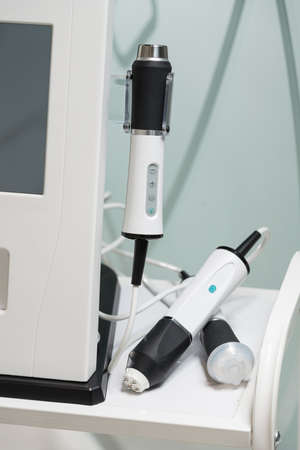 Hardware cosmetology device for ultrasonic cleaning procedure face. Spa.の写真素材