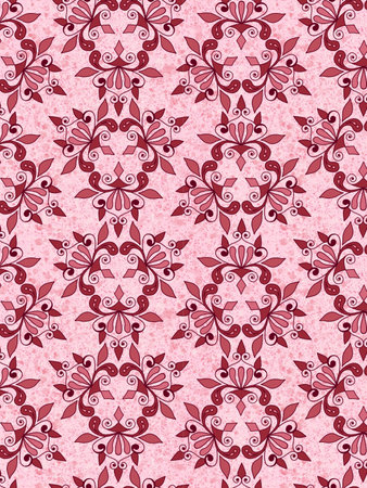 Seamless pattern with decorative elements. Hand-drawn illustration.の写真素材