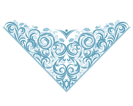 Colored ornament in the shape of pantiesのイラスト素材