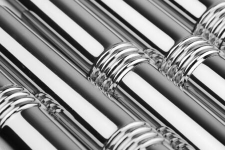 Close up of lipstick on a white background.の写真素材