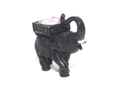 Candle Holder , elephant shapeの写真素材