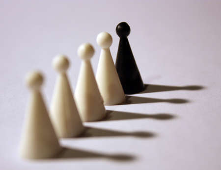 5 pieces of a board gameの写真素材