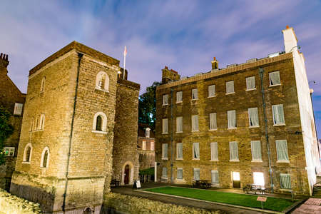 Jewel House in London at nightのeditorial素材