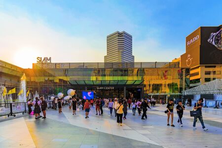 BANGKOK, THAILAND - FEBRUARY 05: This is Siam center shopping mall. It is a popular shopping mall for both local Thai people are tourists in the downtown Siam area of Bangkok on February 05, 2017 in Bangkokのeditorial素材