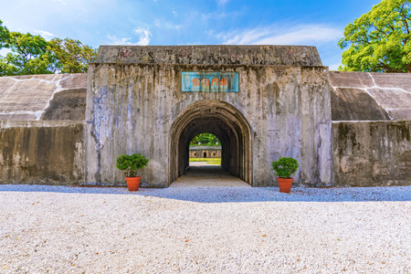 Hobe fort historical architecture in Tamsuiのeditorial素材