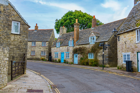 Traditional medieval houses in Englandの写真素材
