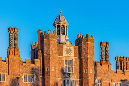 Hampton Court Palace traditional tudor architectureのeditorial素材