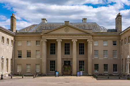 LONDON, UNITED KINGDOM - JULY 01: This is the architecture of Kenwood House, a famous English heritage building in Hampstead on July 01, 2019 in Londonのeditorial素材