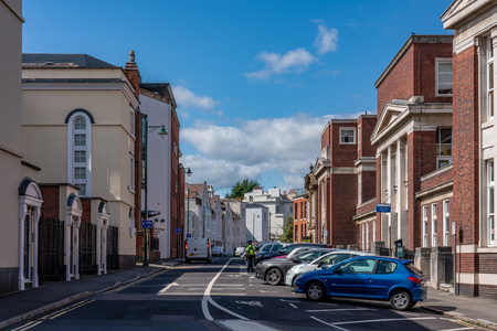 NOTTINGHAM, UNITED KINGDOM - AUGUST 15: This is the Ropewalk, a residential street which is known for its luxury housing on August 15, 2019 in Nottinghamのeditorial素材