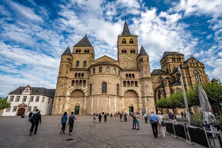 TRIER, GERMANY - SEPTEMBER 22: St Peter's Cathedral also known as Trier Catehdral is an historic...