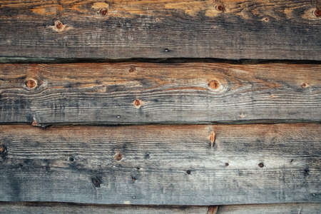 Wooden boards background. Wood texture in brown and grayの写真素材