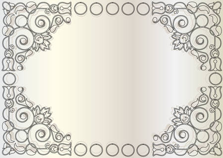 Beautiful vector background with different elements.のイラスト素材