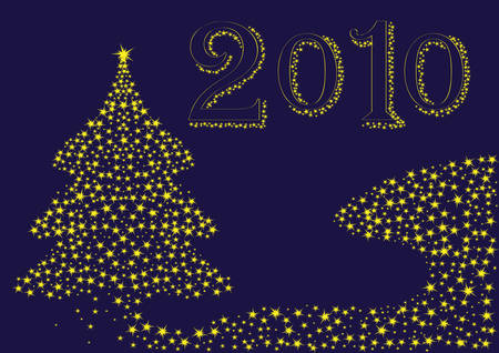 Constellation of the new 2010.のイラスト素材