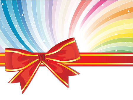 Beautiful background with a bow. Vector.のイラスト素材