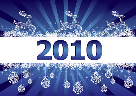 Constellation of the new 2010. Vectorのイラスト素材