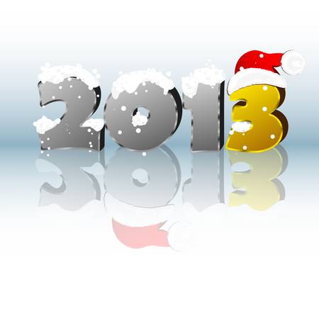 new year 2013のイラスト素材