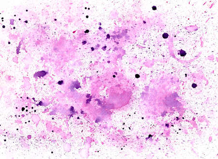 Multicolored watercolor splash blot. Backgroundの写真素材