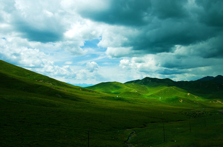 Qinghai grasslandの写真素材