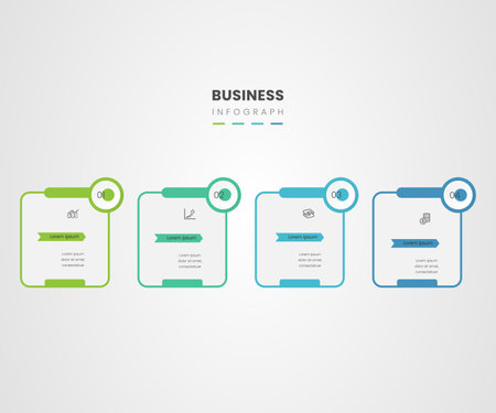 Infographic Design Elements for Your Business Vector Illustration. EPS10のイラスト素材