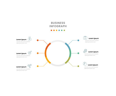 Infographic design template. Creative concept with 8 steps. Can be used for workflow layout, diagram, banner, webdesign. Vector illustrationのイラスト素材