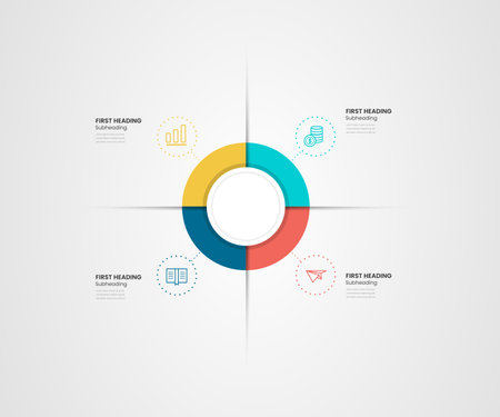 Infographic design template with place for your data. Vector illustration.のイラスト素材