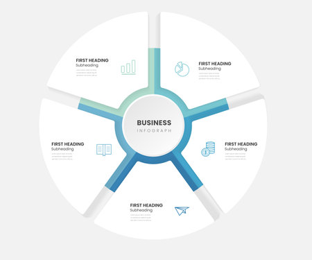 Infographic Design Elements for Your Business Vector Illustration. EPS10のイラスト素材