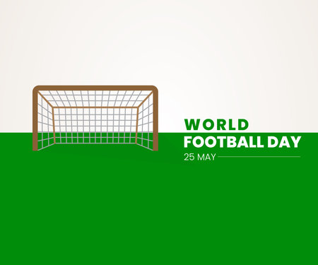 World Football Day Vector Illustration. Suitable for greeting card, poster and bannerのイラスト素材