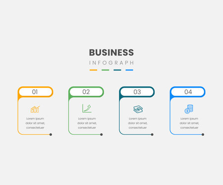 Set Of 5 Editable Business Outline Icons. Includes Symbols Such As Billfold, Credit Card, Bank Card And More. Can Be Used For Web, Mobile, UI And Infographic Design.のイラスト素材