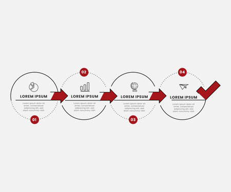 Infographic design template. Creative concept with 9 steps. Can be used for workflow layout, diagram, banner, webdesign. Vector illustrationのイラスト素材