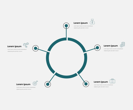 Infographic design template with place for your data. Vector illustration.のイラスト素材